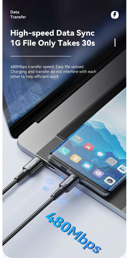 Essager 240W Super Fast Charge Type-C - CONGATON