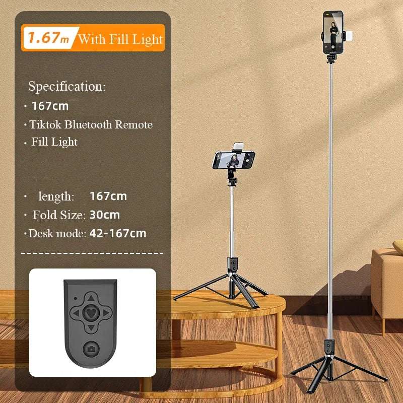 Bluetooth Wireless Selfie Stick - CONGATON