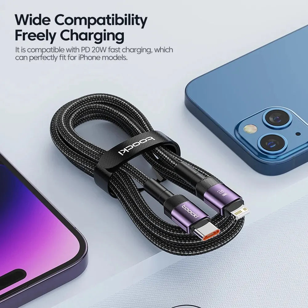 Toocki PD 20W USB C To Lightnin Cable - CONGATON