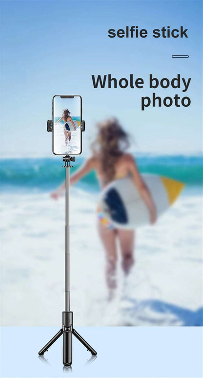 3In1 Bluetooth Wireless Selfie Tripod With Fill Light - CONGATON