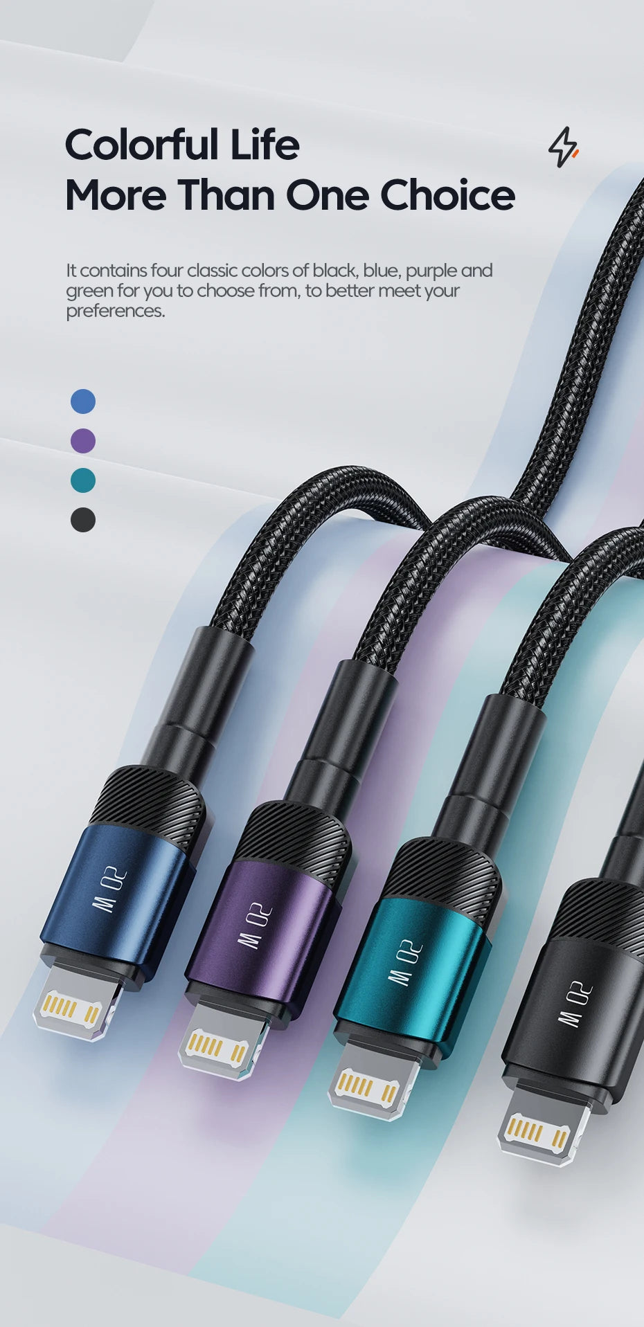 Toocki PD 20W USB C To Lightnin Cable - CONGATON