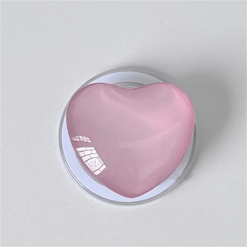 Korean Cute 3D Glass Love Heart - CONGATON