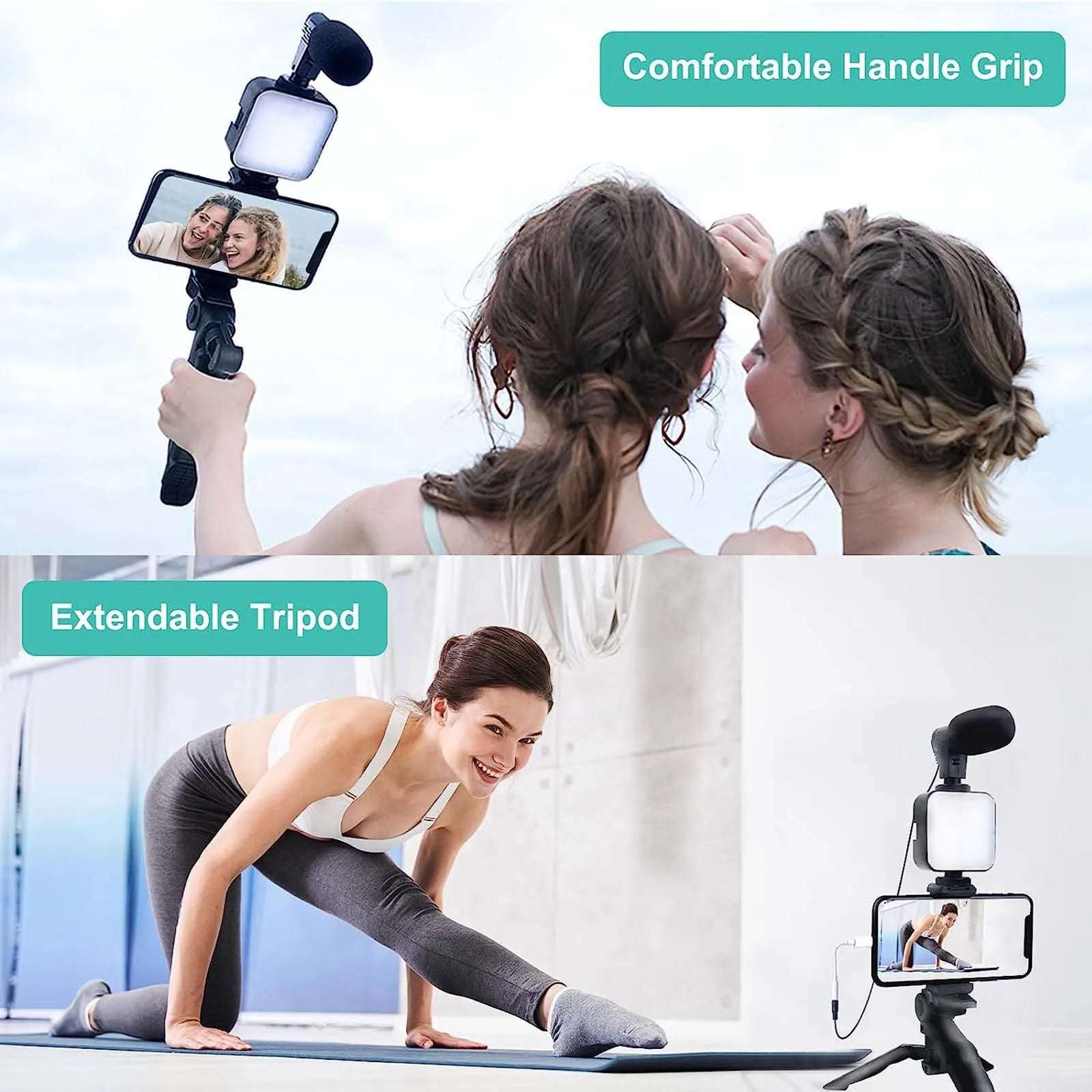 Smartphone Vlogging Kit for iPhone Android - CONGATON