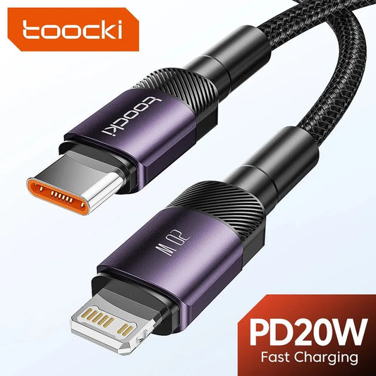 Toocki PD 20W USB C To Lightnin Cable - CONGATON