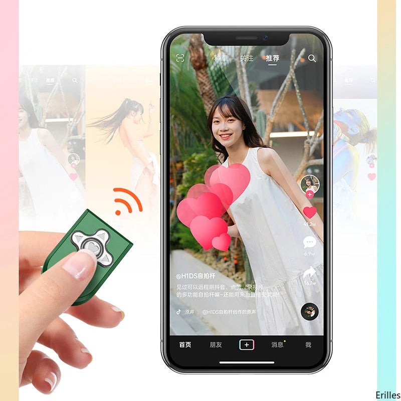 Bluetooth Wireless Selfie Stick - CONGATON