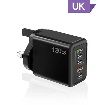 Total 120W USB Charger 5 Ports Type C - CONGATON