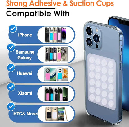 Strong Grip Phone Holder Adhesive Silicone Suction - CONGATON
