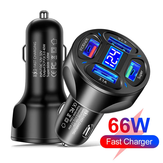 AIXXCO 3 Ports USB Car Charger - CONGATON