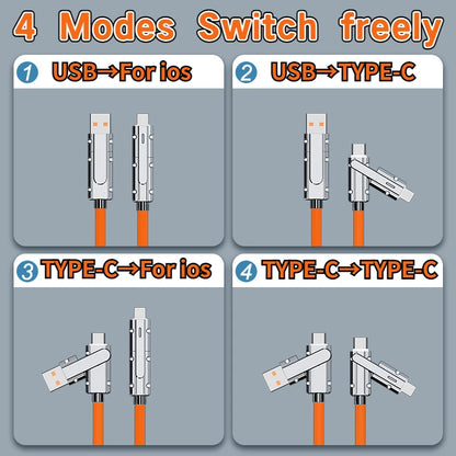 Type C To Typec Cable 2-In-2 66W - CONGATON