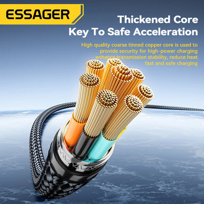 Essager 240W USB Type C To USB C 100W PD 3.1 - CONGATON