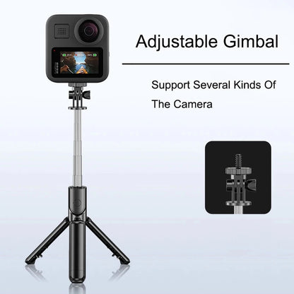 3In1 Bluetooth Wireless Selfie Tripod With Fill Light - CONGATON