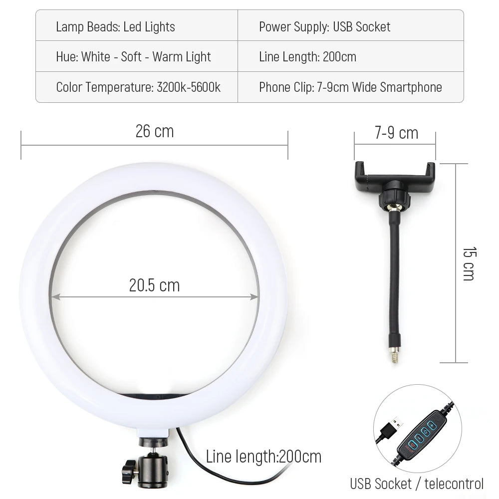 Ring Light Dimmable - CONGATON