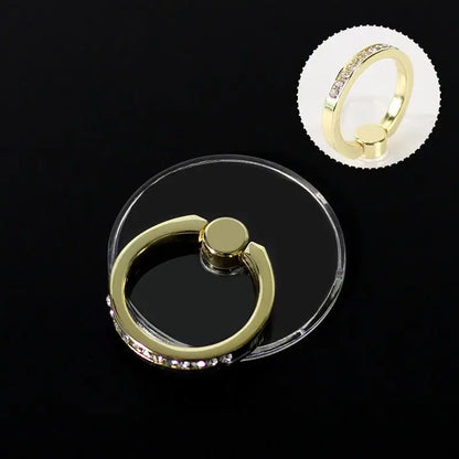Transparent Cell Phone Ring Holder Stand 360°Degree - CONGATON