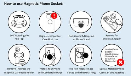 Grippopso For Magsafe Cellphone Grip Tok - CONGATON