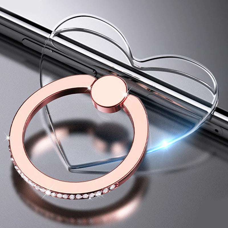 Transparent Cell Phone Ring Holder Stand 360°Degree - CONGATON
