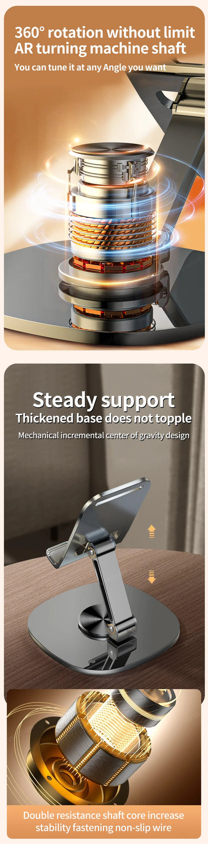 720 Rotate Aluminum Holder - CONGATON