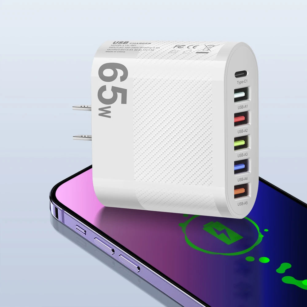 3.1A 5Ports USB Charger - CONGATON