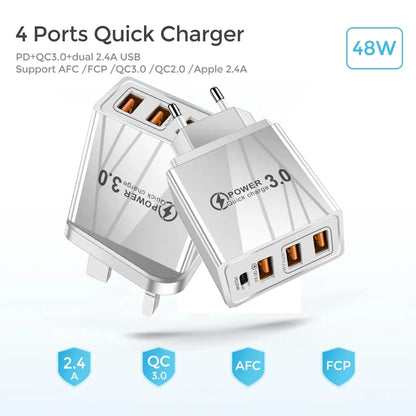 48W USB Charger QC 3.0 Type C PD - CONGATON