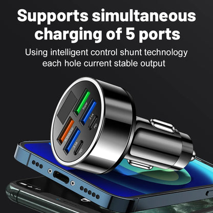 100W 6/8 Ports Car Charger Fast Charging - CONGATON