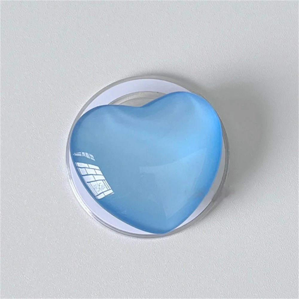 Korean Cute 3D Glass Love Heart - CONGATON