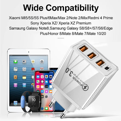 48W USB Charger QC 3.0 Type C PD - CONGATON