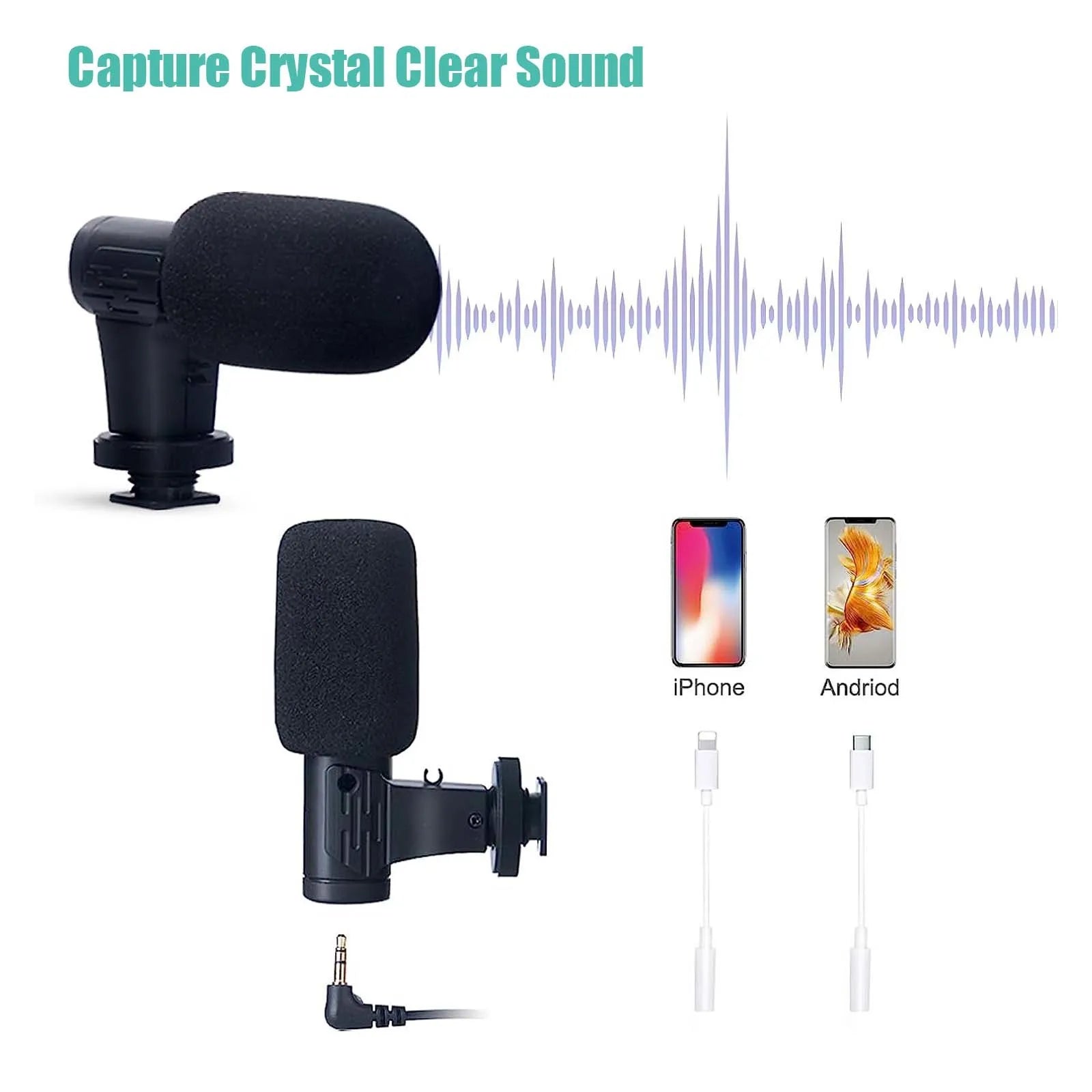 Smartphone Vlogging Kit for iPhone Android - CONGATON