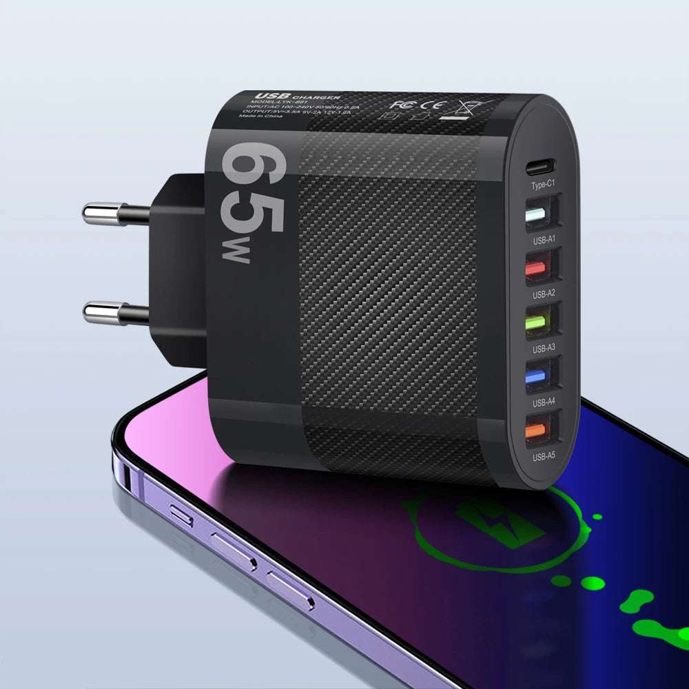 3.1A 5Ports USB Charger - CONGATON