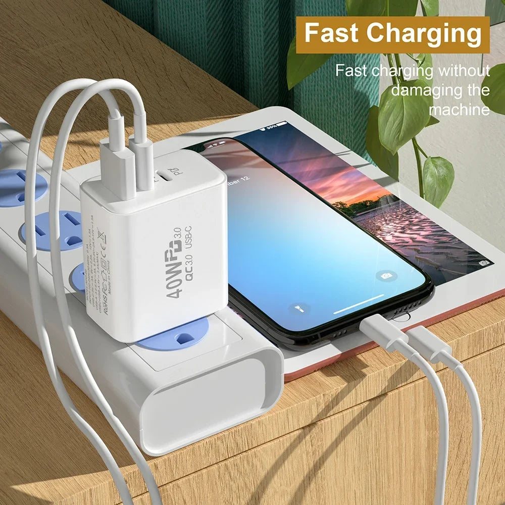 USB C Charger 40W Mobile Phone Type-C PD - CONGATON