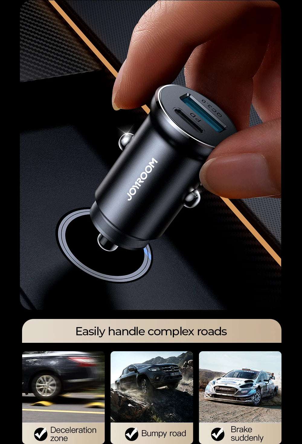 Joyroom 30W USB C Car Charger Adapter - CONGATON