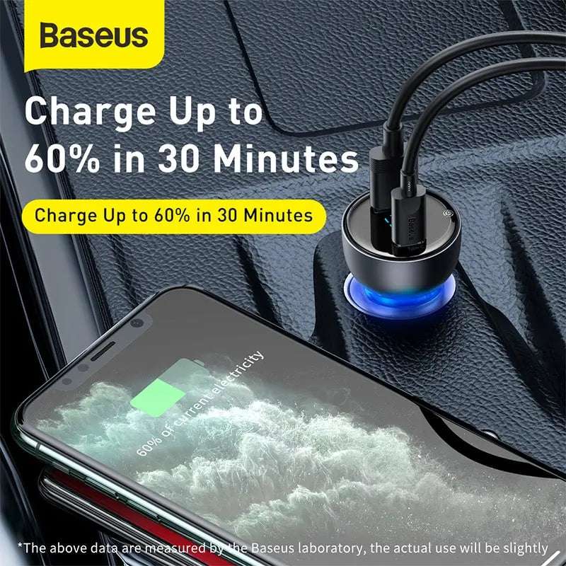 Baseus 65W PPS Car Charger - CONGATON