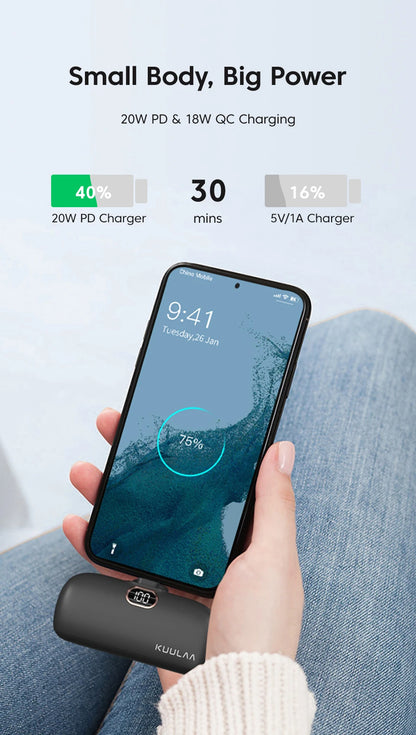 KUULAA Mini Power Bank 5000mAh - CONGATON