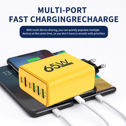 USB Type C Charger 6 Ports PD Fast Charger - CONGATON