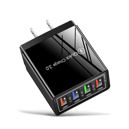 EU US Plug USB Charger Multi Port 4 USB - CONGATON
