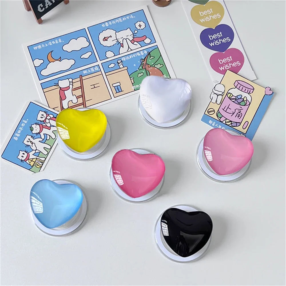 Korean Cute 3D Glass Love Heart - CONGATON