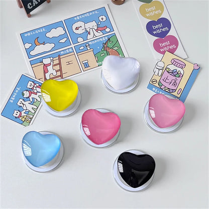 Korean Cute 3D Glass Love Heart - CONGATON