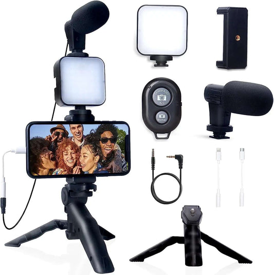 Smartphone Vlogging Kit for iPhone Android - CONGATON