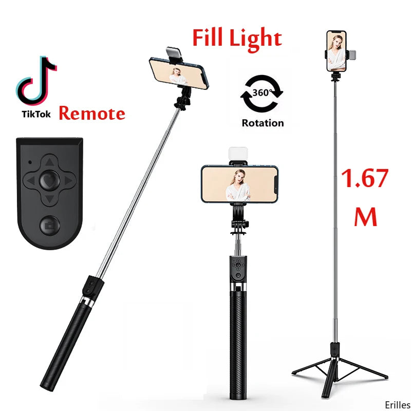 Bluetooth Wireless Selfie Stick - CONGATON