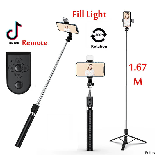 Bluetooth Wireless Selfie Stick - CONGATON