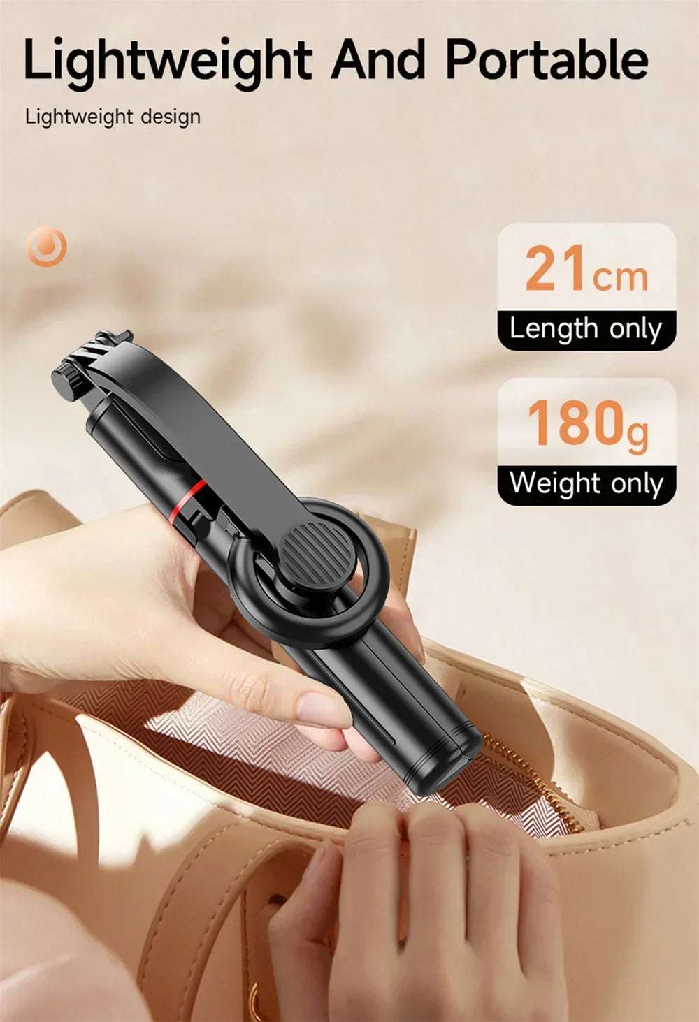 Magnetic Mini Extendable Selfie Stick - CONGATON