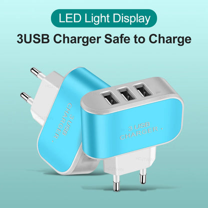 Tutew 3 USB Ports Multifunctional Charger - CONGATON