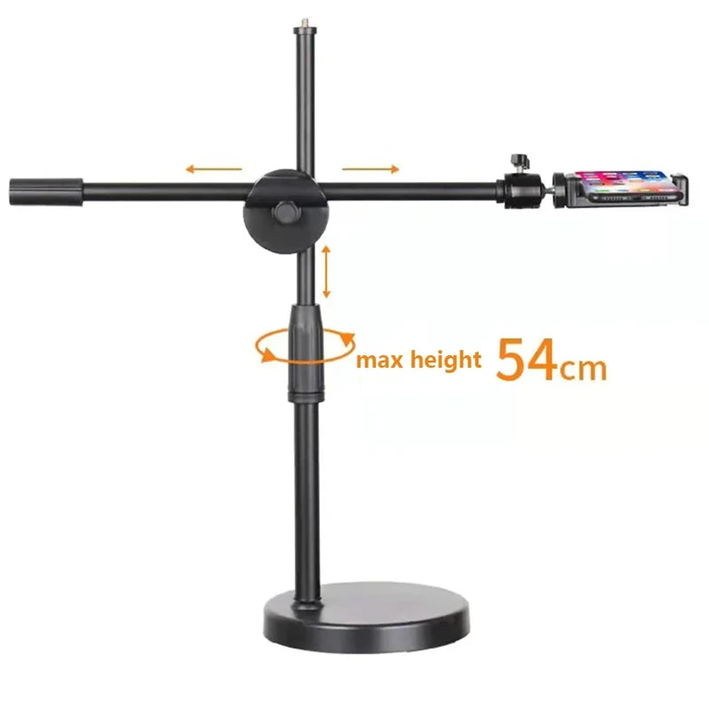 Overhead Tripod with Ring Light Table - CONGATON