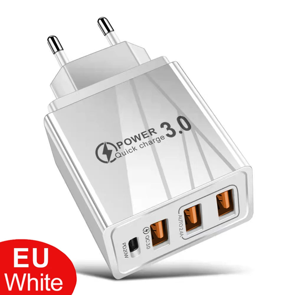 48W USB Charger QC 3.0 Type C PD - CONGATON