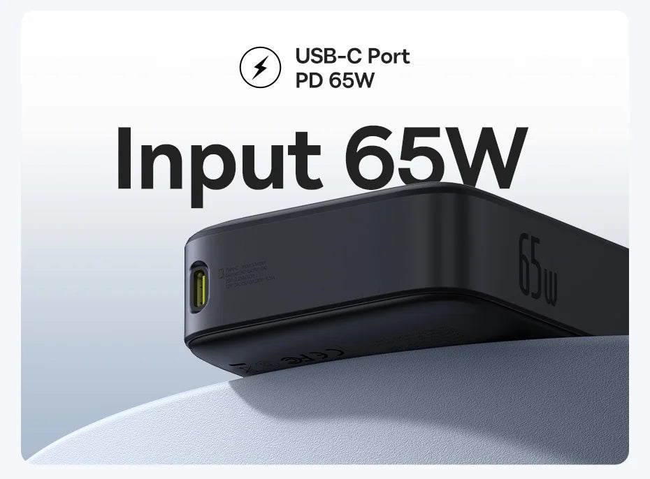 Baseus 65W Power Bank 20000mah - CONGATON