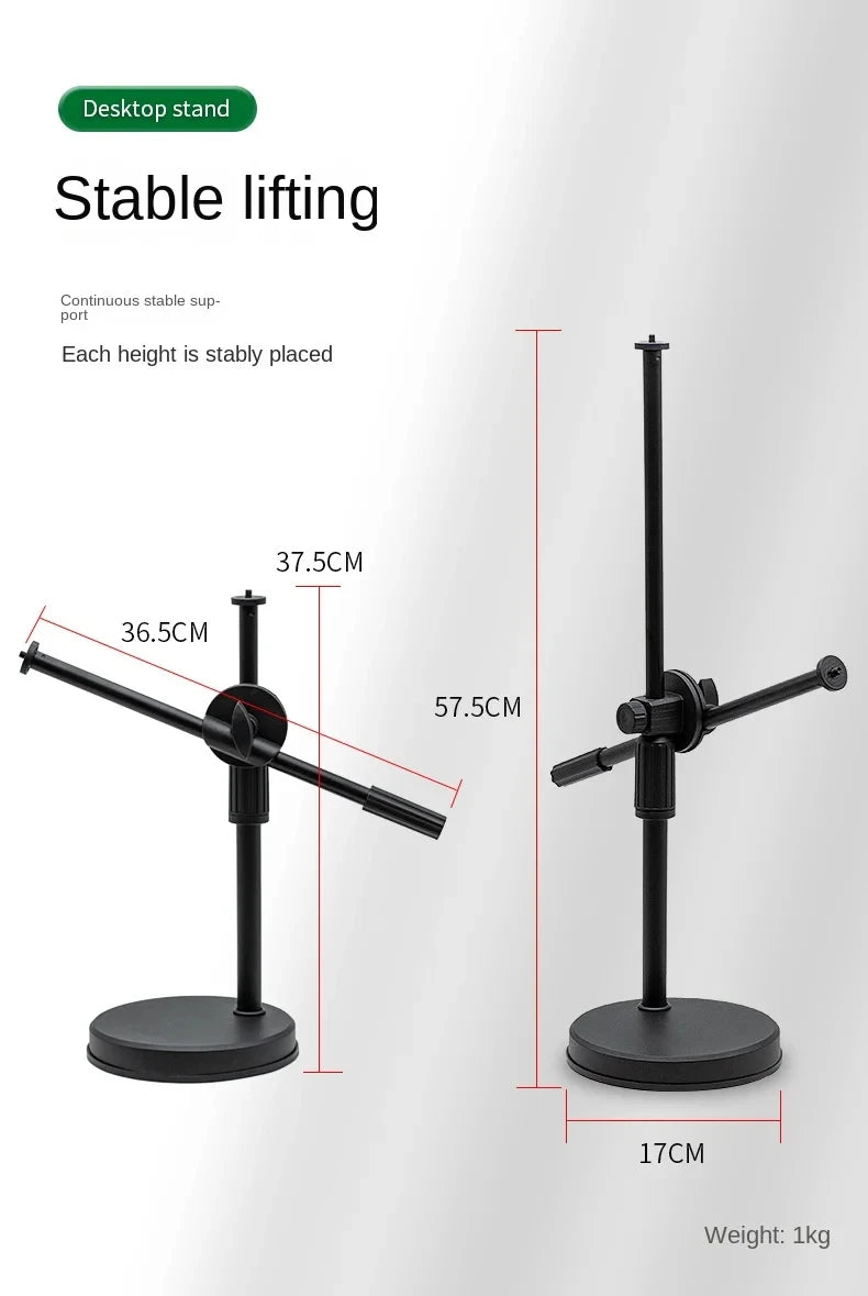 Overhead Tripod with Ring Light Table - CONGATON